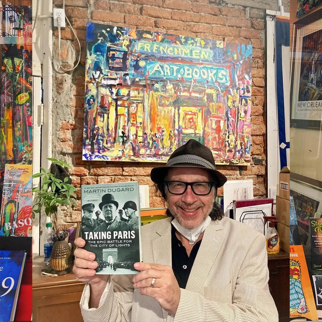 Frenchmen Art and Books scene 3